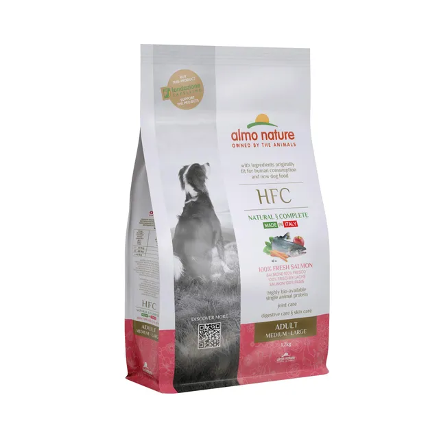 almo-nature-hfc-adult-m-l-saumon-frais-et-riz-croquettes-chien-moyen-grand image 1