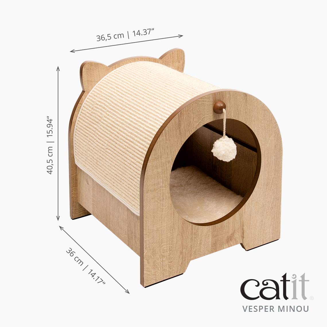catit-vesper-minou-cachette-lit-et-griffoir-ch-ne image 8