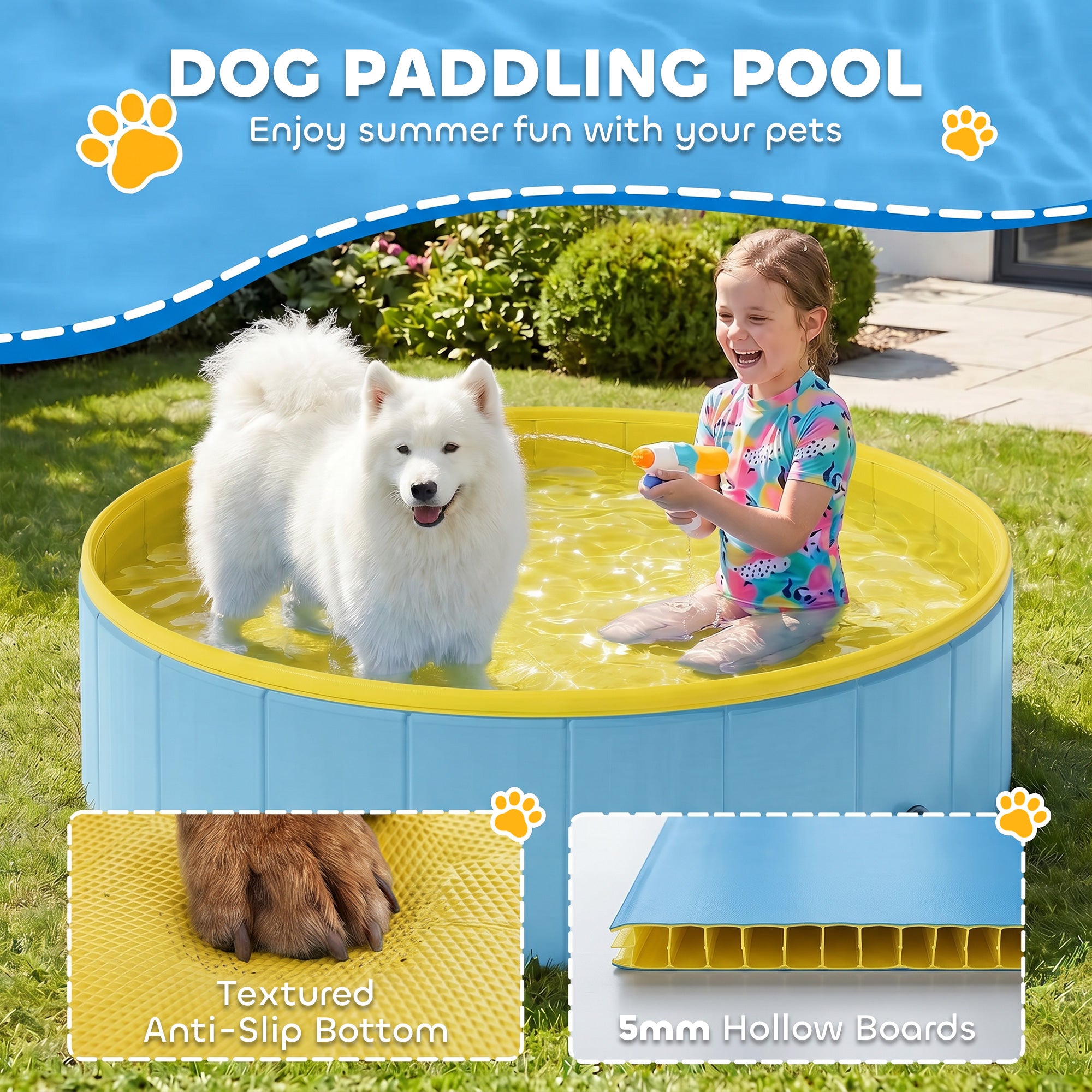 pawhut-piscine-pliable-pour-chien-120-x-30-cm-pvc-pais-antid-rapante-bleu-et-jau image 6