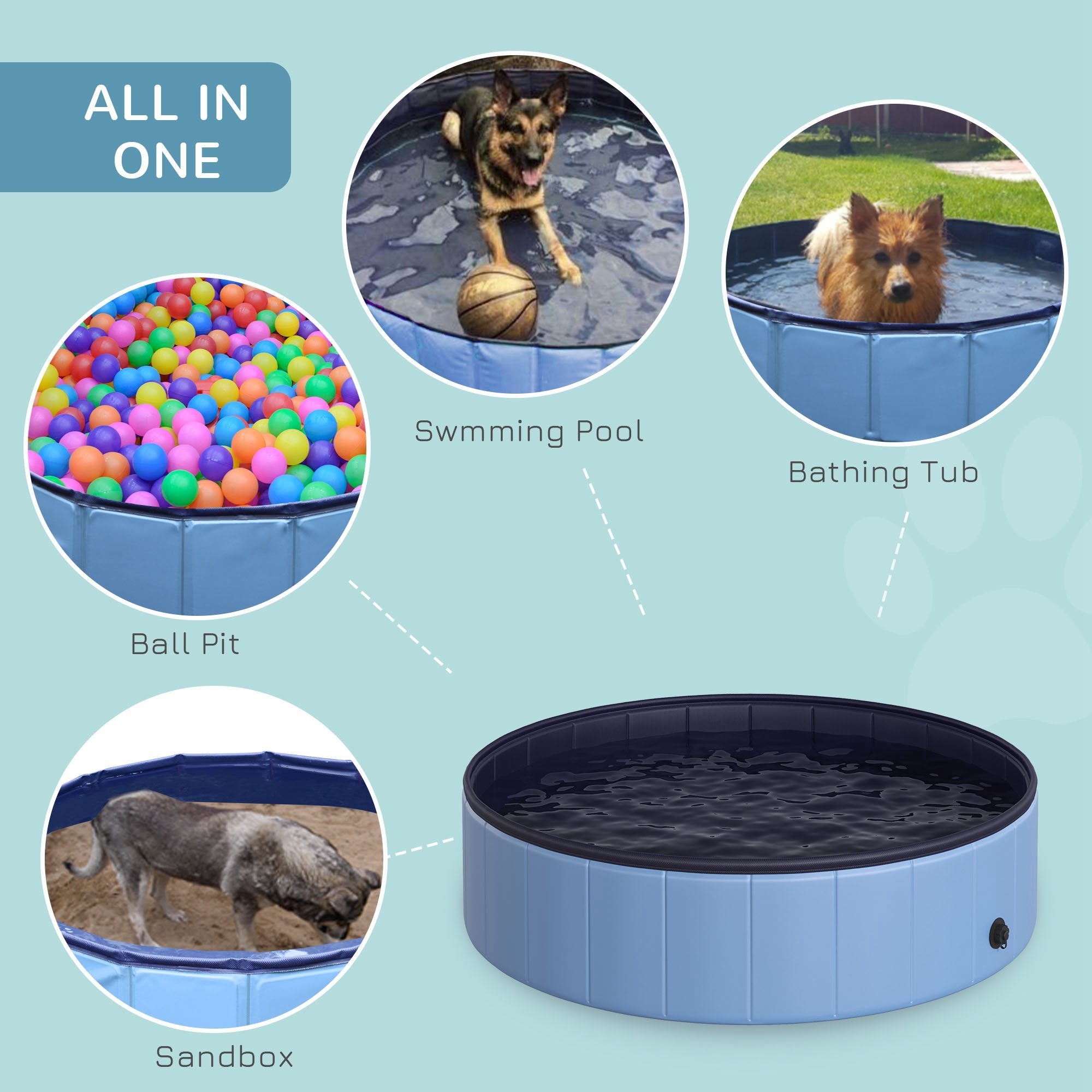 pawhut-piscine-pour-chien-pliable-120-x-30-cm-bleue-antid-rapante image 6