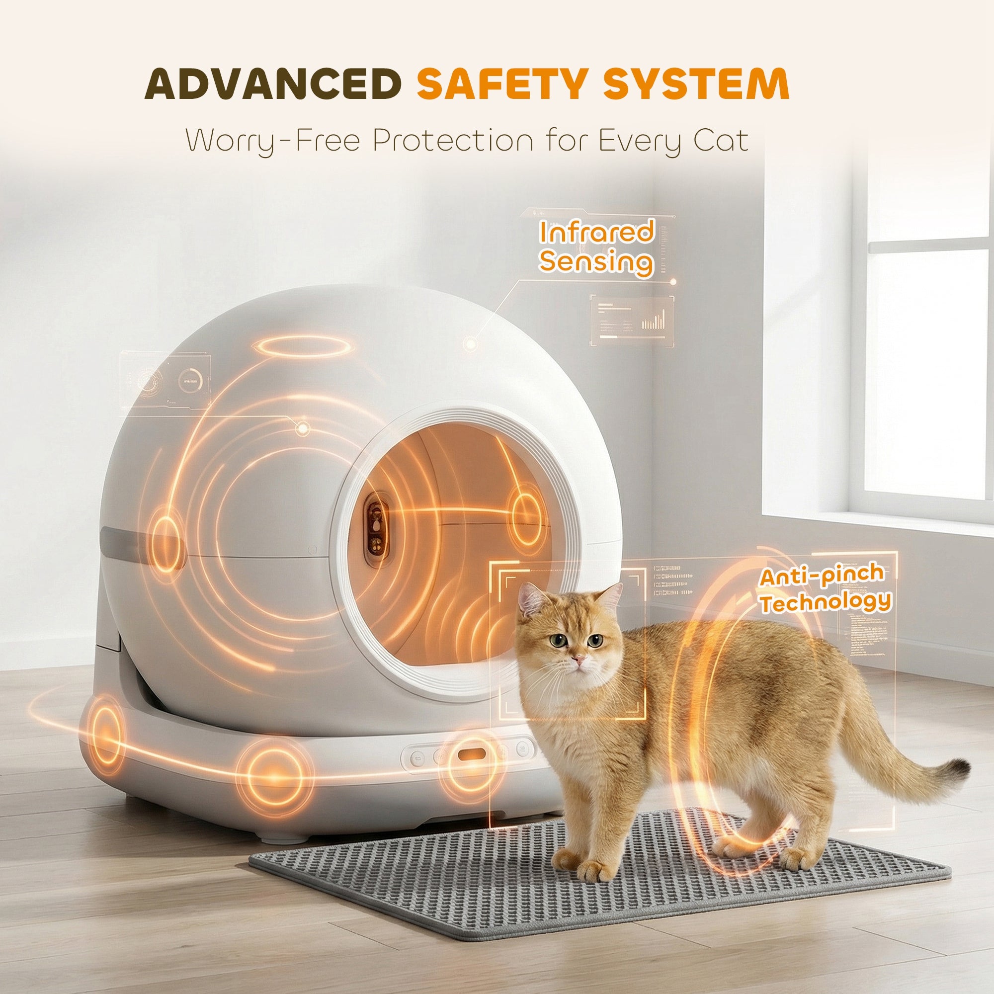 pawhut-liti-re-autonettoyante-automatique-72-l-connect-e-avec-contr-le-app-pour- image 7