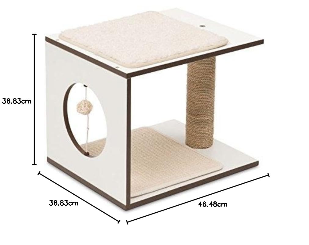 catit-vesper-arbre-chat-tabouret-mod-le-stol-blanc image 4