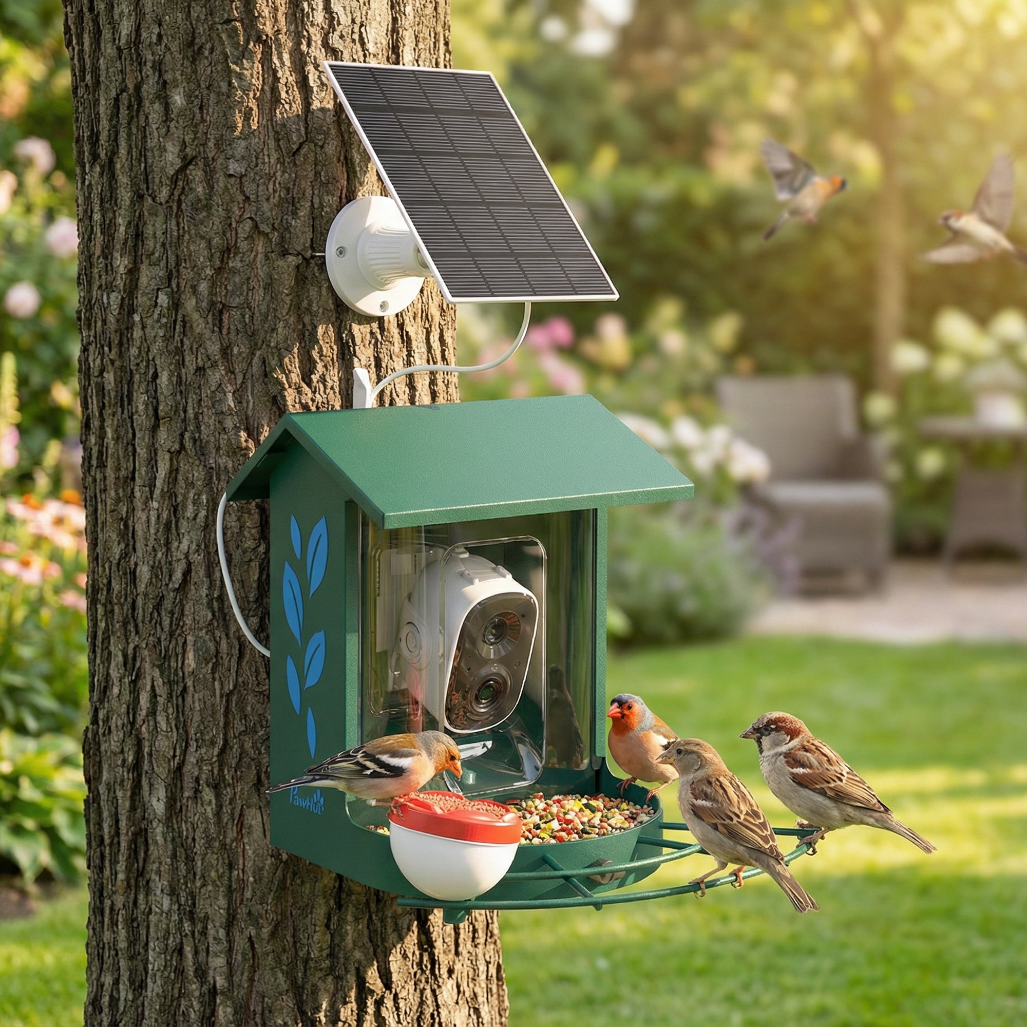 pawhut-birdwatch-pro-mangeoire-intelligente-avec-cam-ra-2k-et-solaire image 4