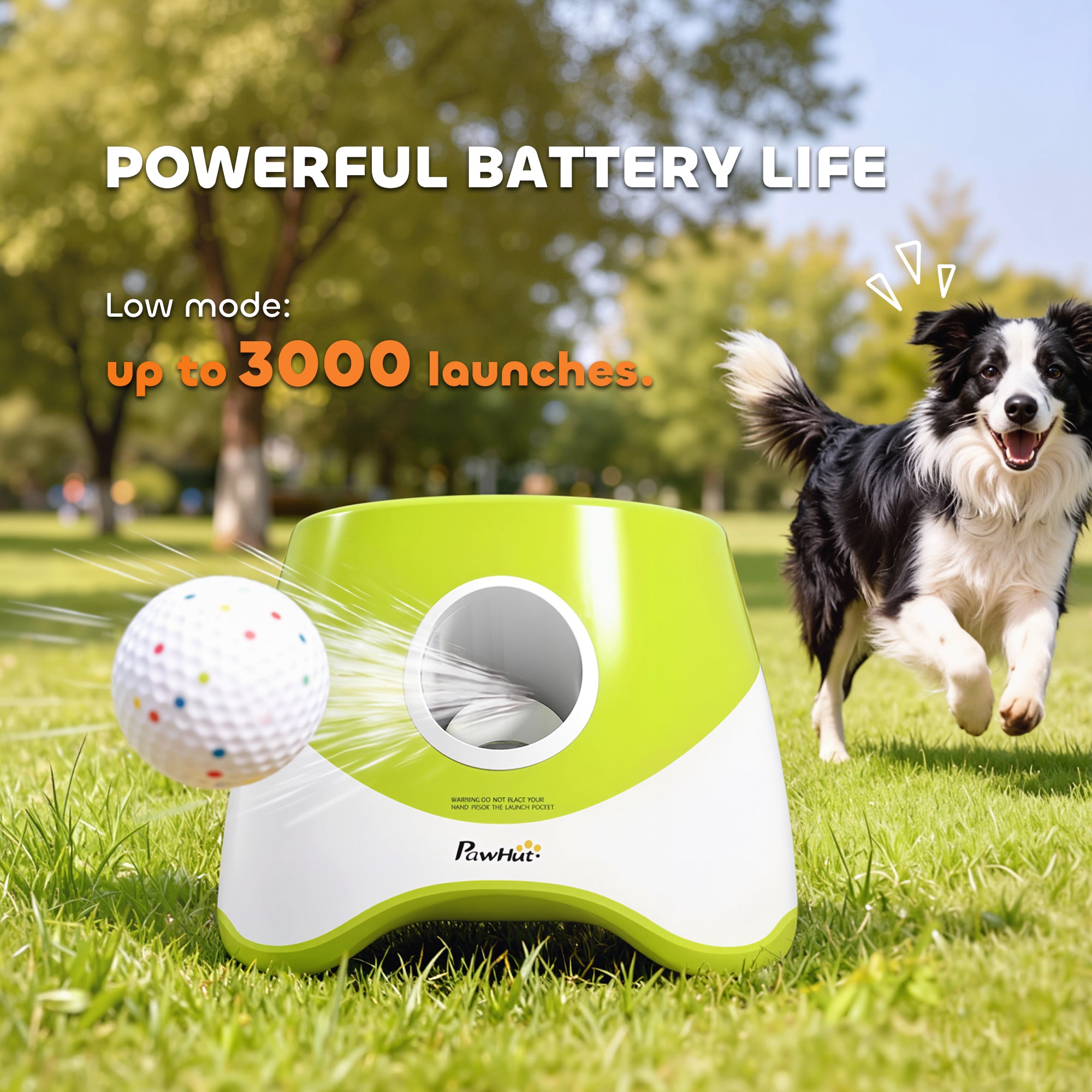 pawhut-lanceur-de-balles-automatique-avec-5-balles-etpu-pour-petits-chiens image 8