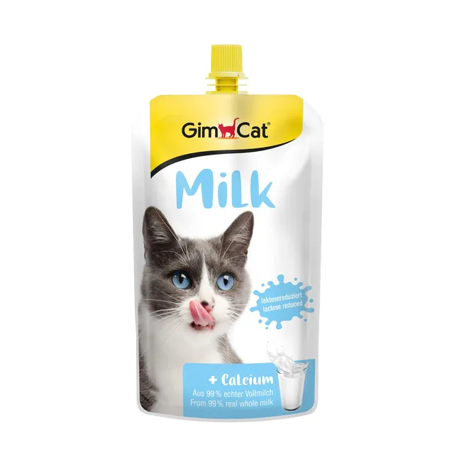 gimcat-milk-lait-pour-chats-au-lait-entier-r-duit-en-lactose-200-ml image 1