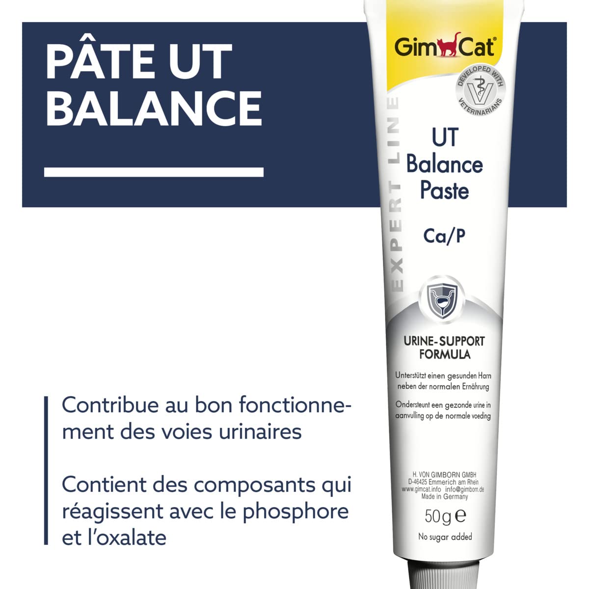 gimcat-expert-line-ut-balance-p-te-urinaire-chat-50-g image 2