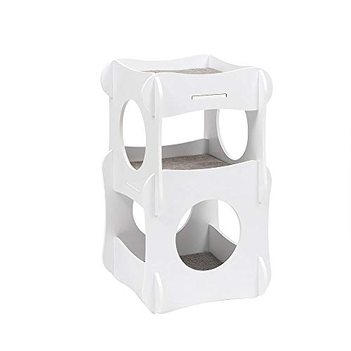 catit-vesper-condo-blanc-arbre-chat-3-tages-style-r-tro-70s image 6
