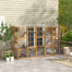 pawhut-enclos-ext-rieur-catio-avec-toit-300-x-95-x-188-cm-jaune image 4