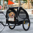 pawhut-remorque-v-lo-pour-chien-moyen-cadre-acier-gris image 3