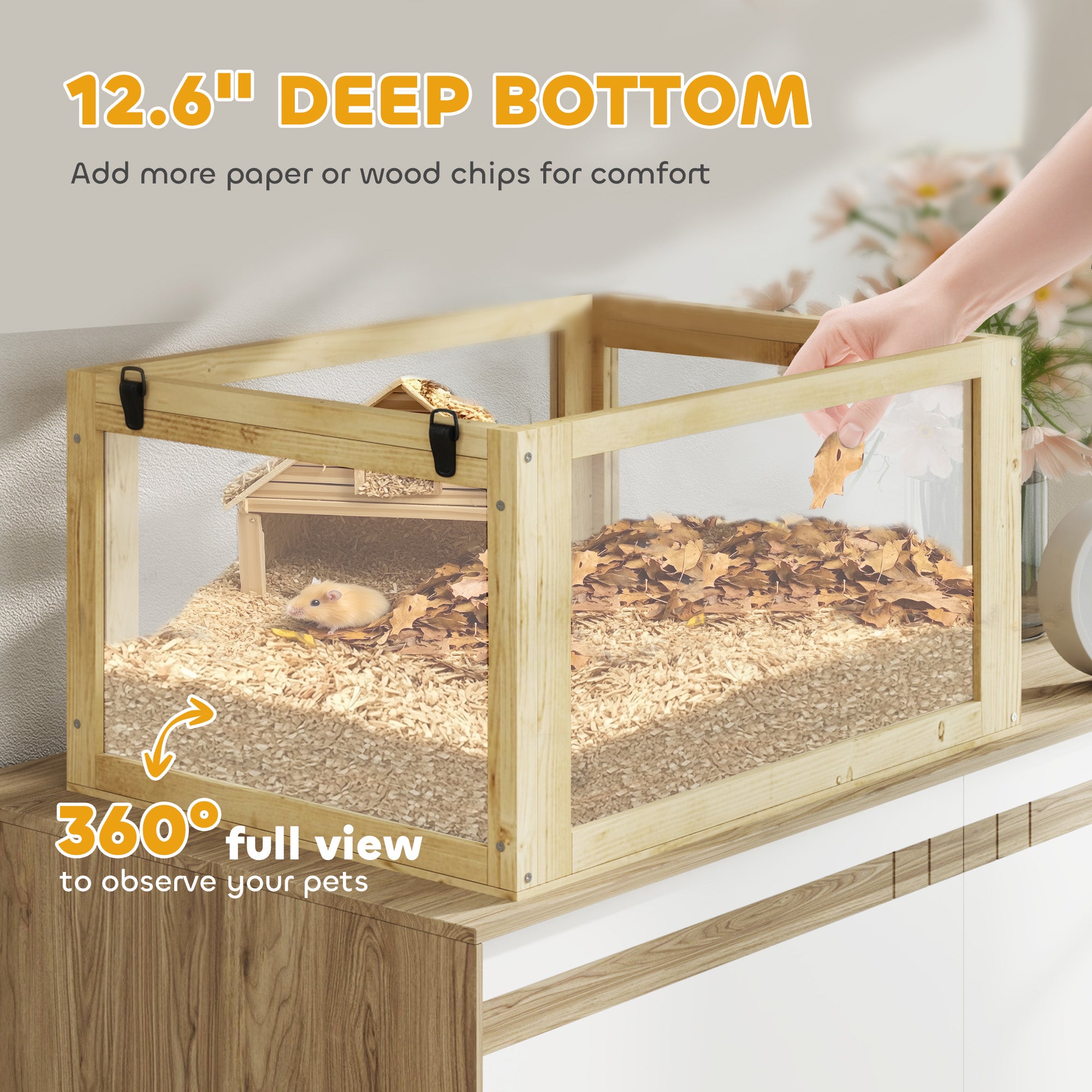 pawhut-cage-habitat-hamster-panorama-naturel-3-tages-61-x-41-x-75-cm image 8