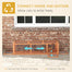 pawhut-tunnel-ext-rieur-pour-chat-150-cm-cadre-bois-avec-4-portes-naturel image 6