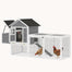 pawhut-poulailler-en-bois-82-pour-2-3-poules-avec-pondoir-et-bac-gris image 2