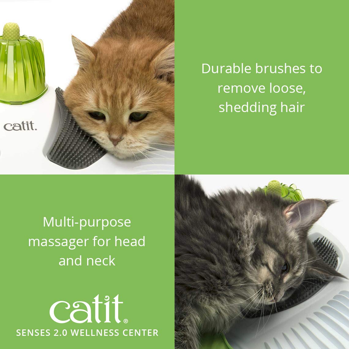 catit-senses-station-de-massage-pour-chat-verte image 3