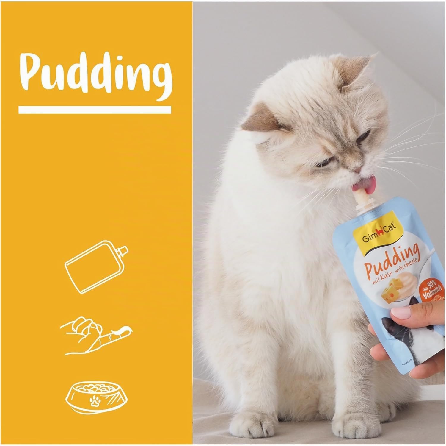 gimcat-pudding-au-calcium-snack-lait-entier-pour-chat-150-g image 5