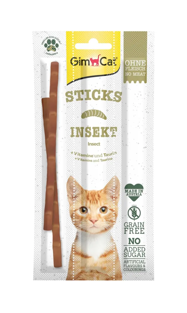gimcat-sticks-insecte-b-tonnets-m-cher-pour-chat-sans-c-r-ales-3-sticks image 1