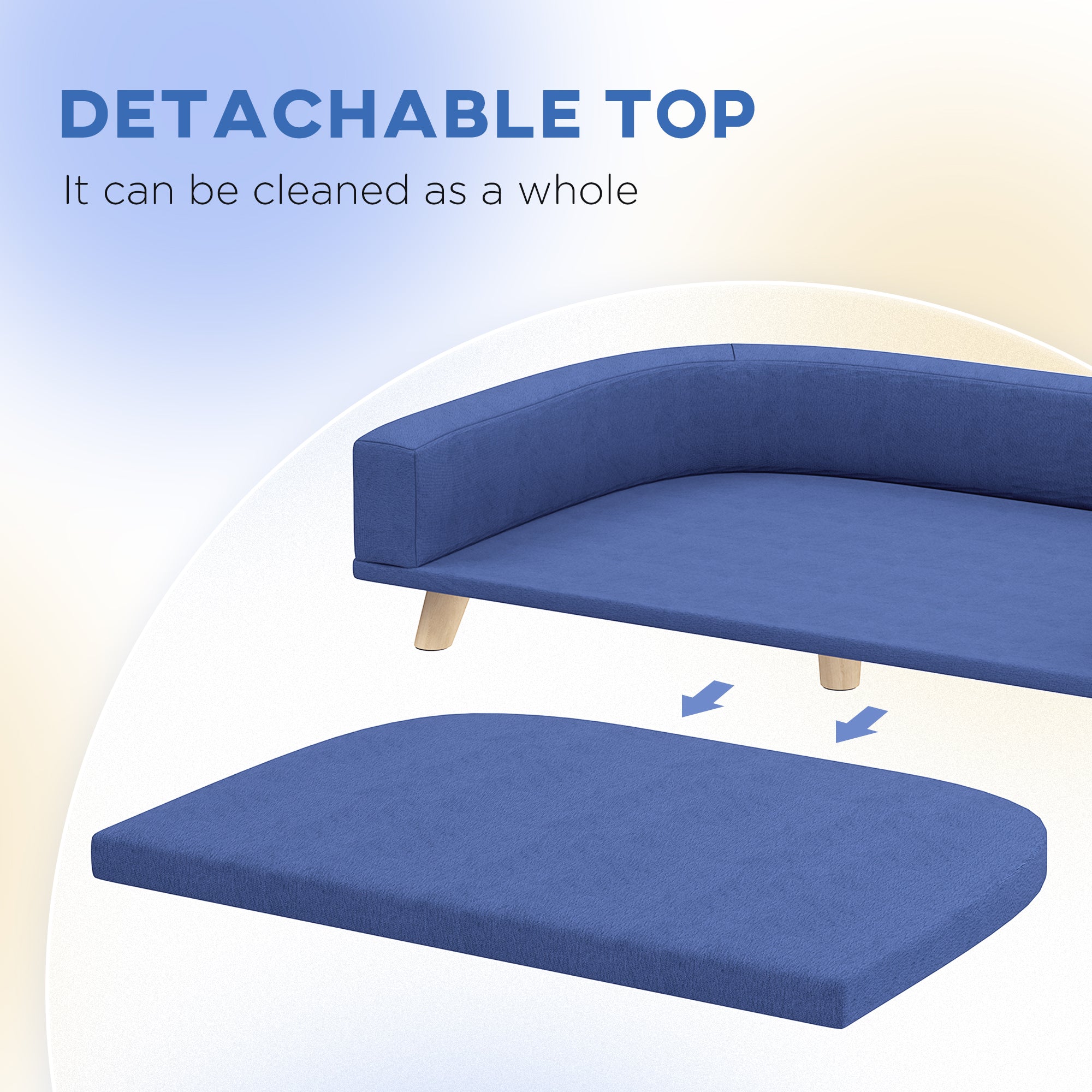 pawhut-canap-lit-pour-chiens-grandes-tailles-bleu-moelleux image 8