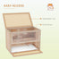 pawhut-cage-hamster-classique-naturelle-avec-porte-avant-23-5-x-13-75-x-16-5 image 6
