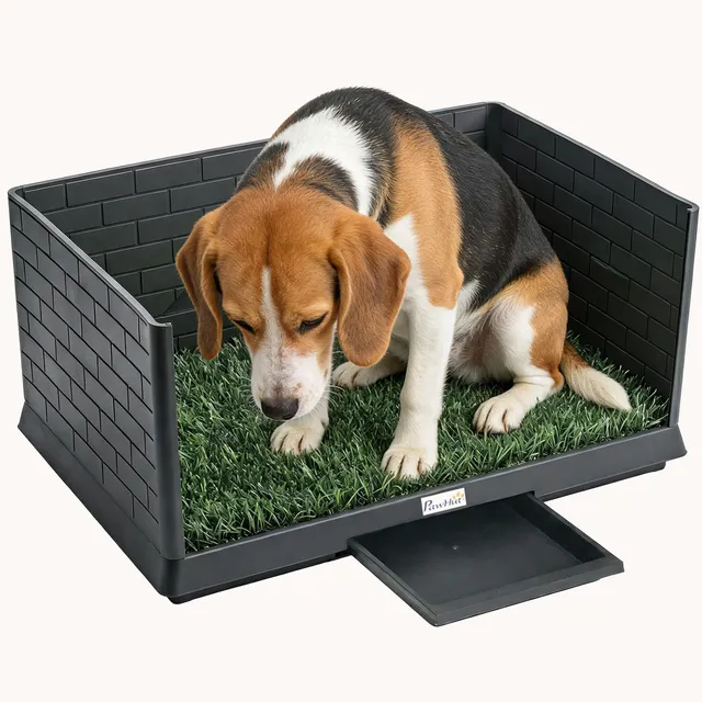 pawhut-bac-gazon-toilettes-pour-chien-d-int-rieur-76-x-51-x-36-cm-avec-parois-ha image 1
