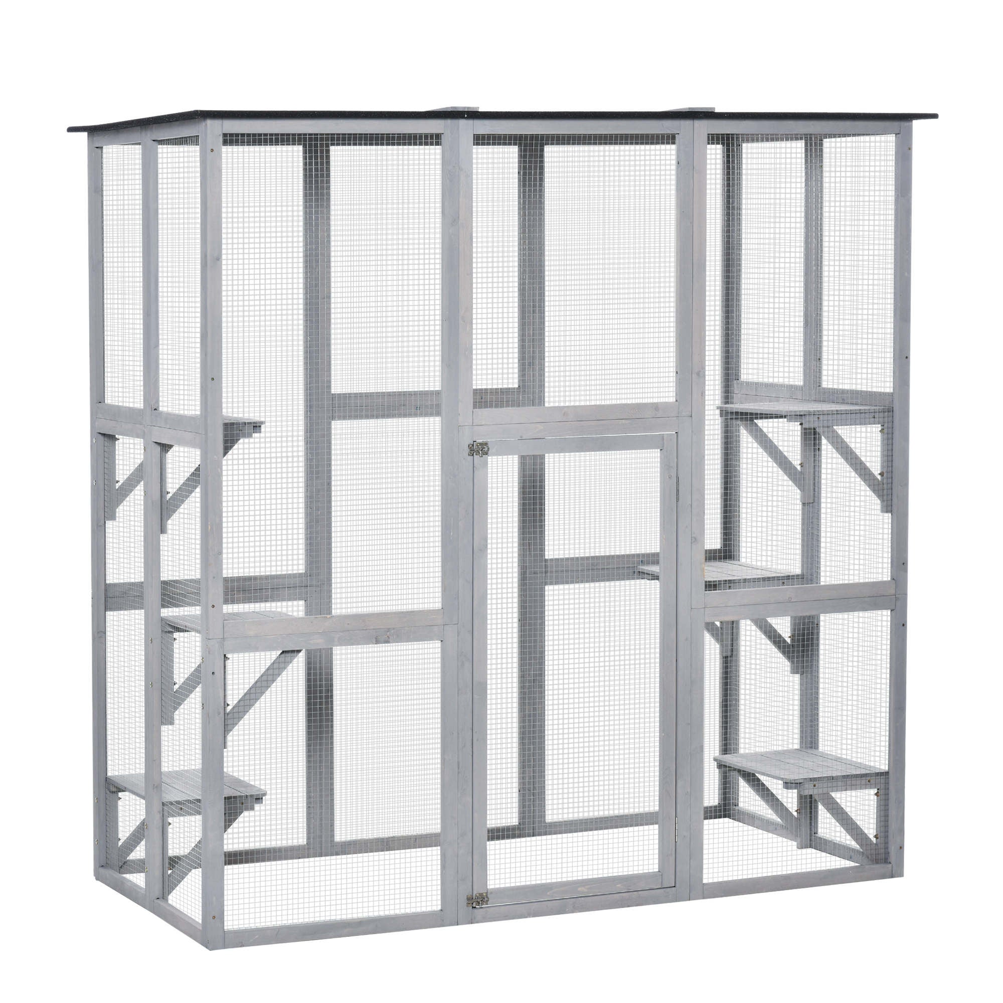 pawhut-enclos-ext-rieur-catio-multi-chats-180-x-98-x-180-cm image 1