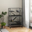 pawhut-cage-5-tages-127-cm-pour-petits-animaux-avec-hamac-et-6-portes-gris-fonc image 2
