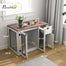 pawhut-niche-chien-d-int-rieur-blanche-double-porte-avec-tiroir-pour-chiens-moye image 5