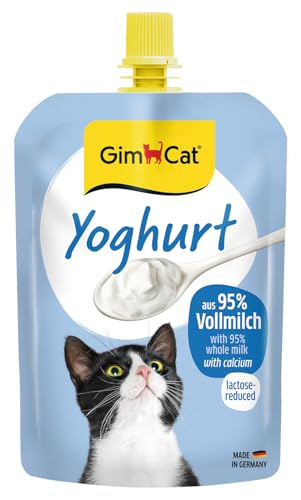 gimcat-yoghurt-snack-pour-chats-au-vrai-lait-entier-et-calcium-150-g image 7