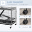 pawhut-cage-petits-animaux-50-5-tages-avec-hamac-et-6-portes-argent image 6