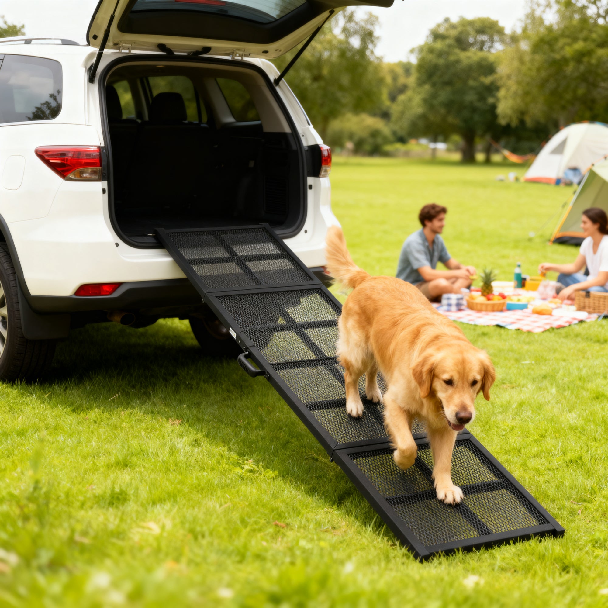 pawhut-rampe-chien-pliante-75-antid-rapante-pour-voiture-noir image 3