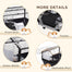 pawhut-cage-hamster-35-pliable-roulettes-avec-rampes-et-accessoires-verre image 8