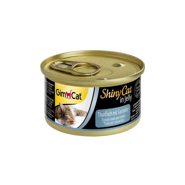 gimcat-shinycat-in-jelly-thon-aux-crevettes-nourriture-humide-pour-chat-24-x-70- image 1