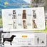 pawhut-remorque-v-lo-pour-chien-moyen-cadre-acier-jaune image 5