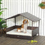 pawhut-niche-chien-d-ext-rieur-en-rotin-pe-avec-toit-et-coussin-blanc image 3