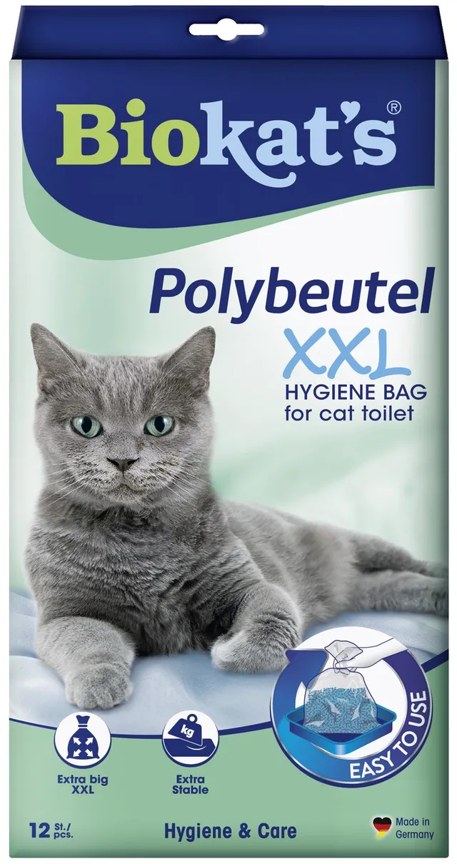 biokat-s-sacs-en-poly-thyl-ne-xxl-pour-bac-liti-re-12-sachets-hygi-niques-55-x-4 image 1
