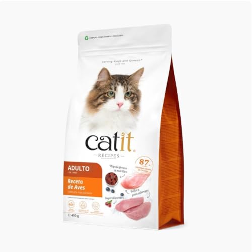 catit-recipes-adulte-oiseaux-croquettes-pour-chat-400g image 8