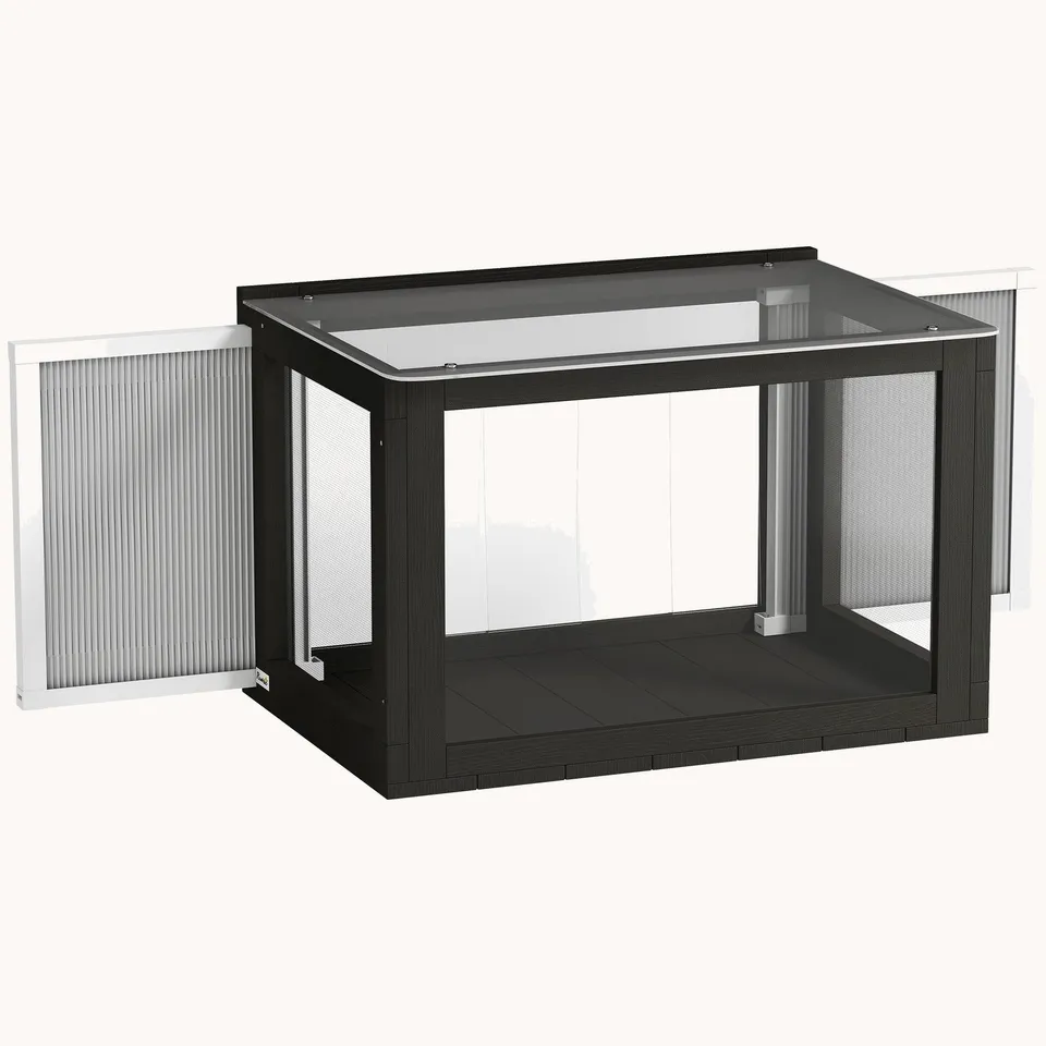 pawhut-bo-te-catio-fen-tre-pour-chat-25-41-perchoir-panoramique-transparent image 1
