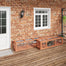 pawhut-tunnel-ext-rieur-pour-chat-150-cm-cadre-bois-avec-4-portes-naturel image 4