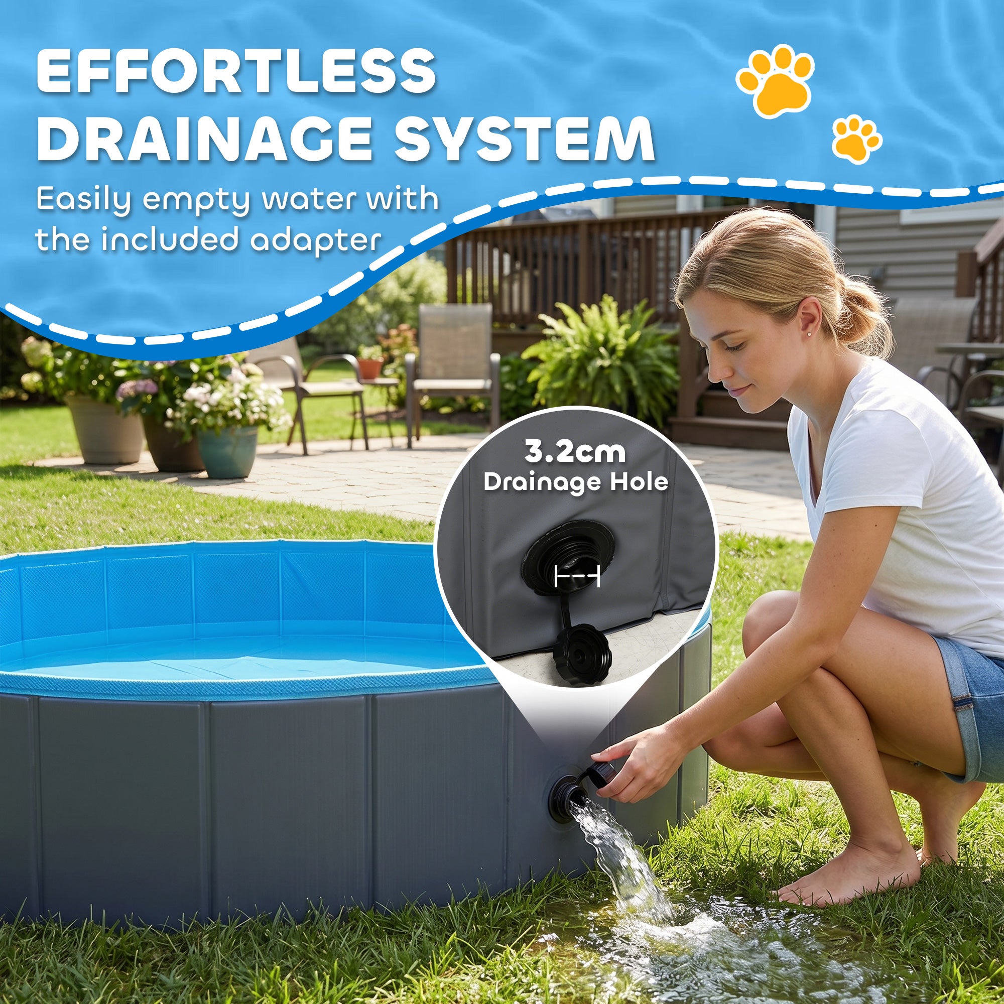 pawhut-piscine-pliable-pour-chien-fond-antid-rapant-120-x-30-cm-avec-adaptateur- image 8