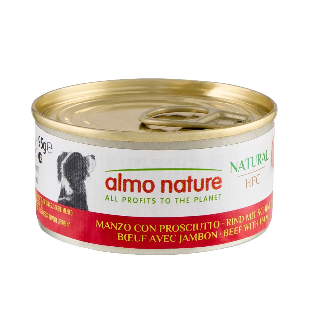almo-nature-hfc-natural-boeuf-et-jambon-nourriture-humide-pour-chien image 1