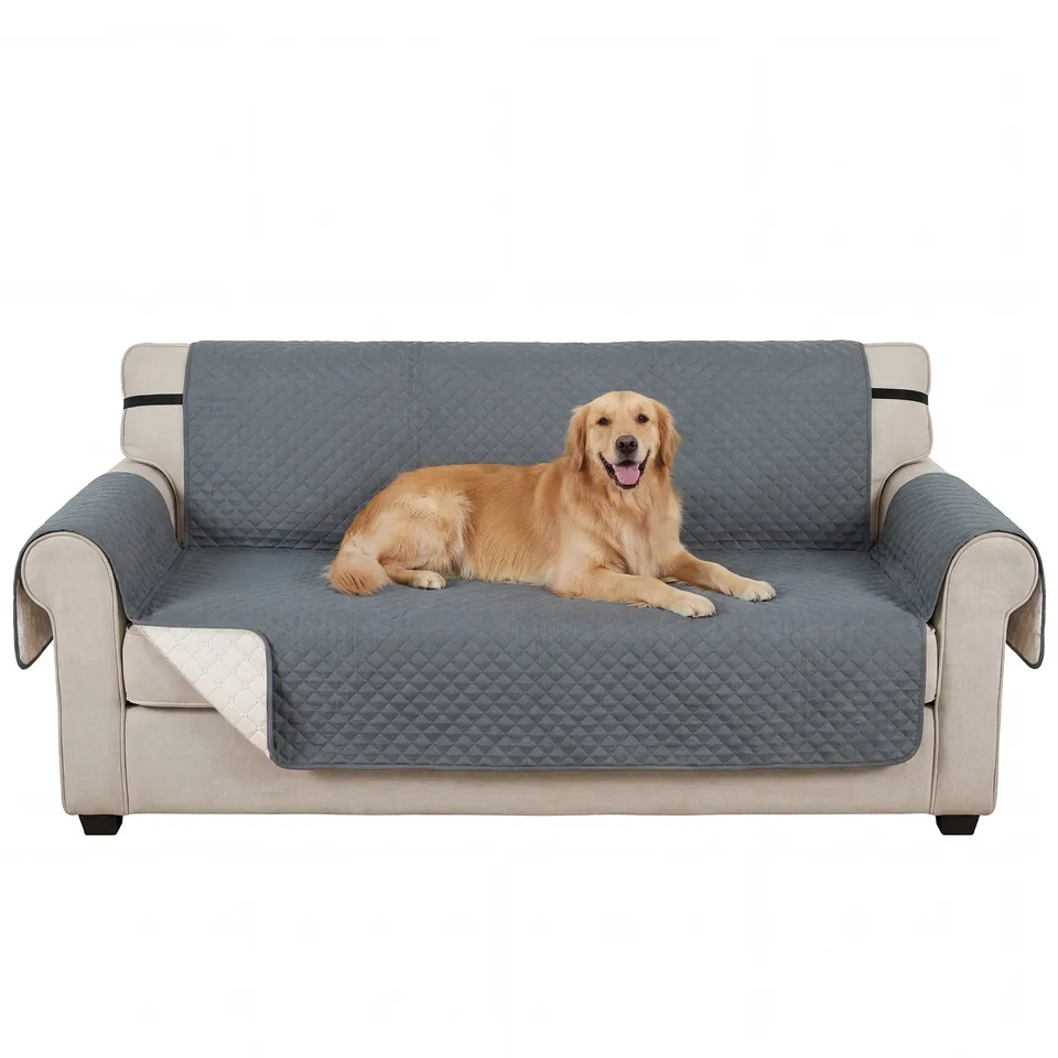 pawhut-housse-de-canap-3-places-imperm-able-gris-pour-chiens-et-chats image 1