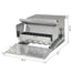 pawhut-mangeoire-automatique-poules-30-lbs-13-6-kg-galvanis-e-anti-pluie image 5
