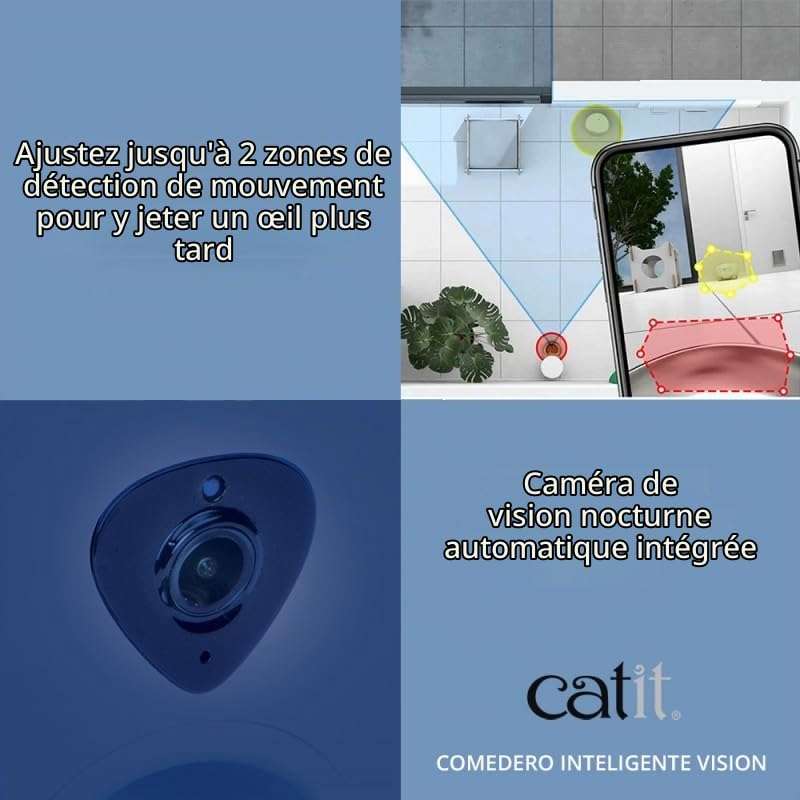 catit-pixi-vision-smart-feeder-distributeur-de-croquettes-connect-avec-cam-ra image 7