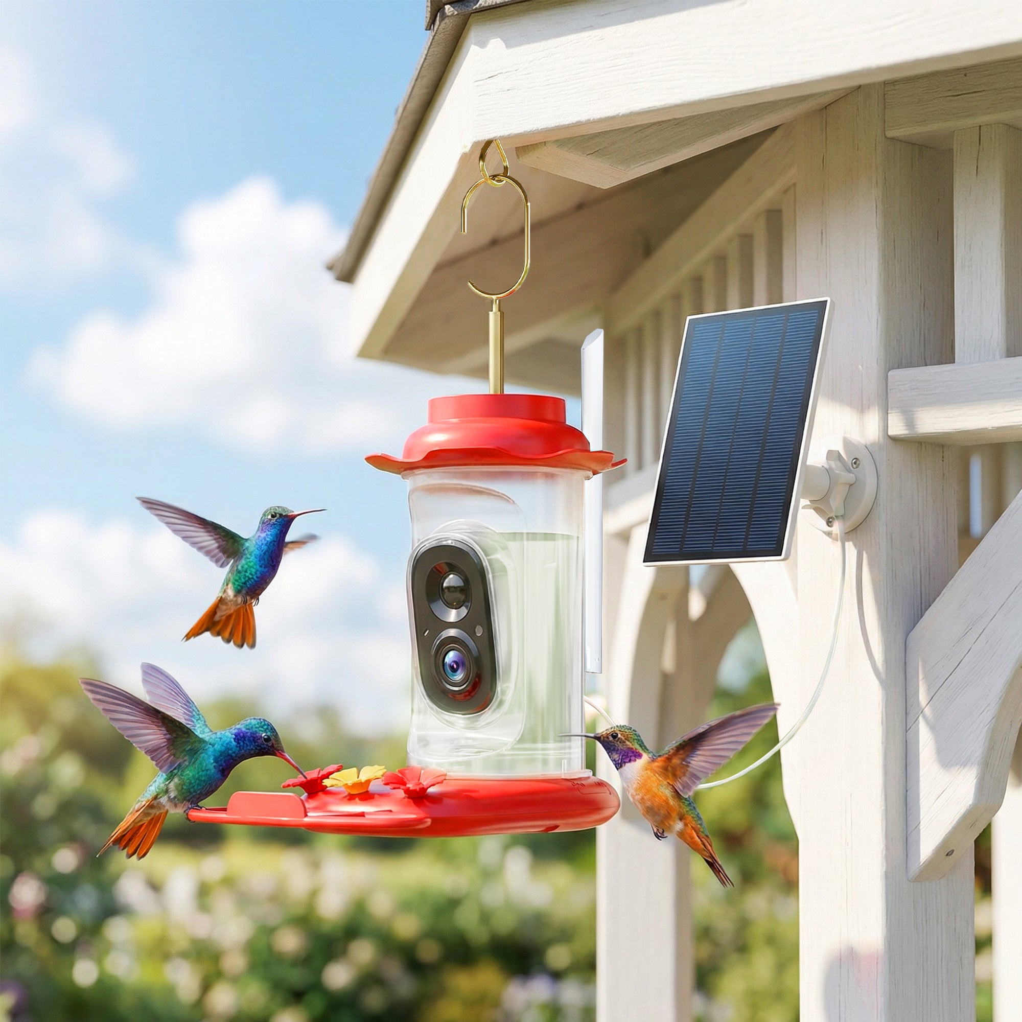 pawhut-mangeoire-oiseaux-avec-cam-ra-2k-ai-16000-esp-ces-solaire-3w-et-alertes-l image 4
