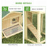 pawhut-poulailler-avec-double-parc-pondoir-tiroir-et-rampe-naturel image 8