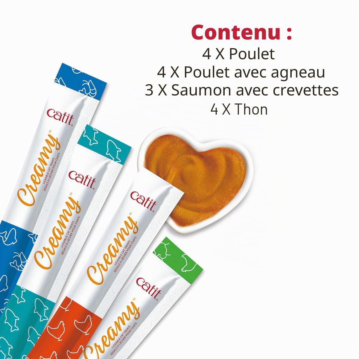 catit-creamy-lot-de-15-friandises-cr-meuses-l-cher-pour-chat image 2