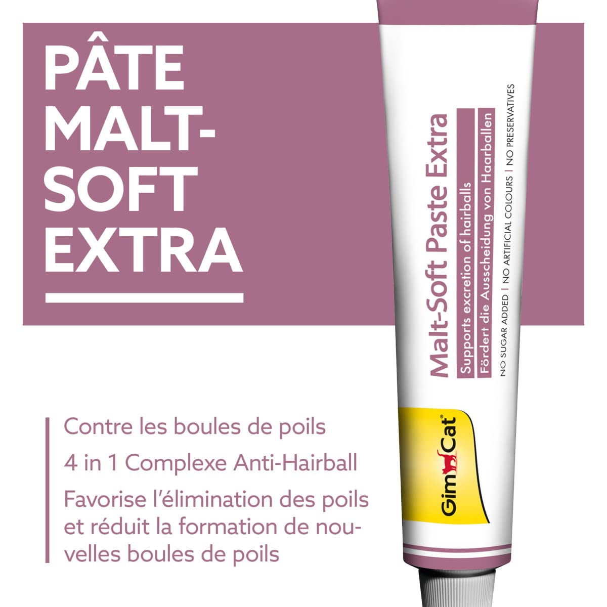 gimcat-malt-soft-extra-p-te-anti-boules-de-poils-pour-chat-200-g image 2
