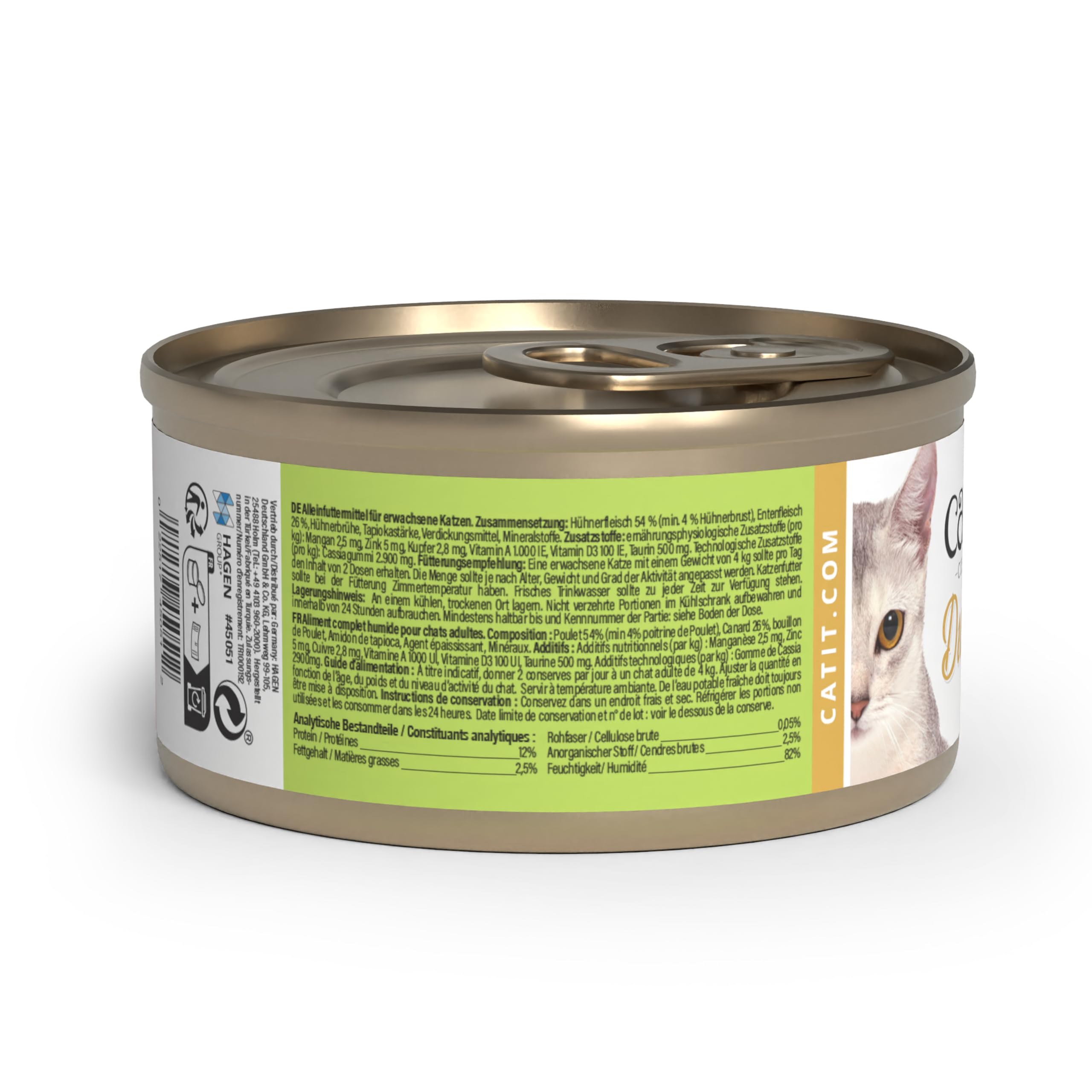 catit-cuisine-duet-canard-et-poulet-en-sauce-pour-chat-75-g image 2