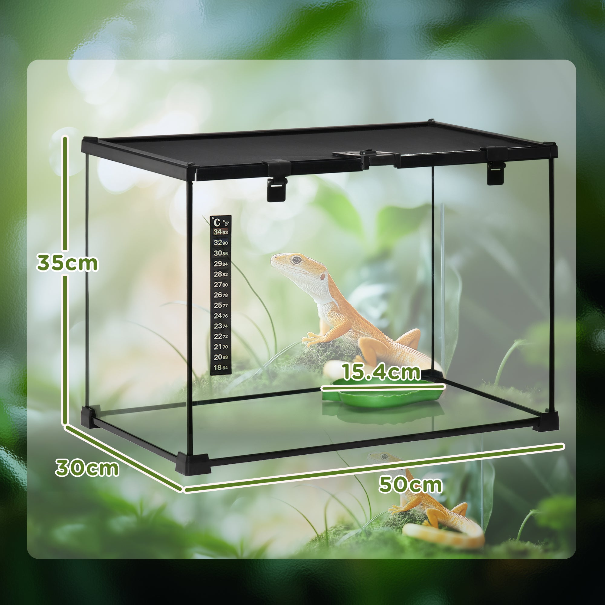 pawhut-terrarium-reptile-360-anti-vasion-ventil-50-x-30-x-35-cm image 5