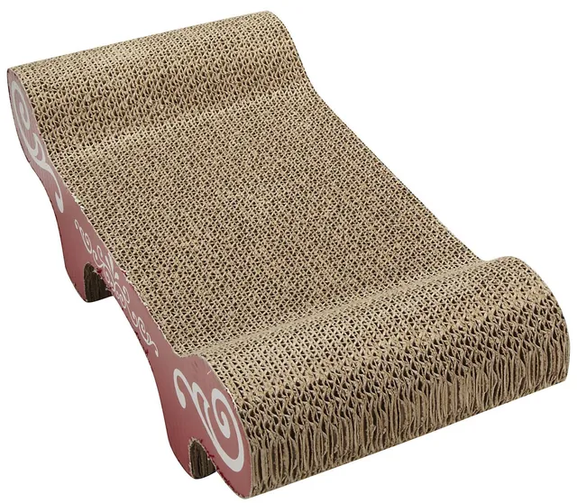 catit-style-urban-griffoir-carton-ondul-50x22x14-cm-avec-herbe-chat image 1