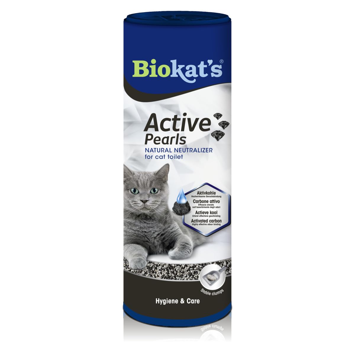 biokat-s-active-pearls-compl-ment-de-liti-re-au-charbon-actif-bo-te-de-700-ml image 1