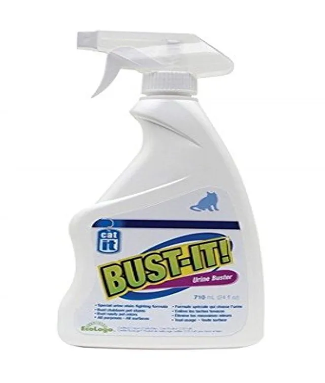 catit-bust-it-liminateur-de-taches-d-odeurs-et-d-urine-pour-chat-spray-g-chette- image 1